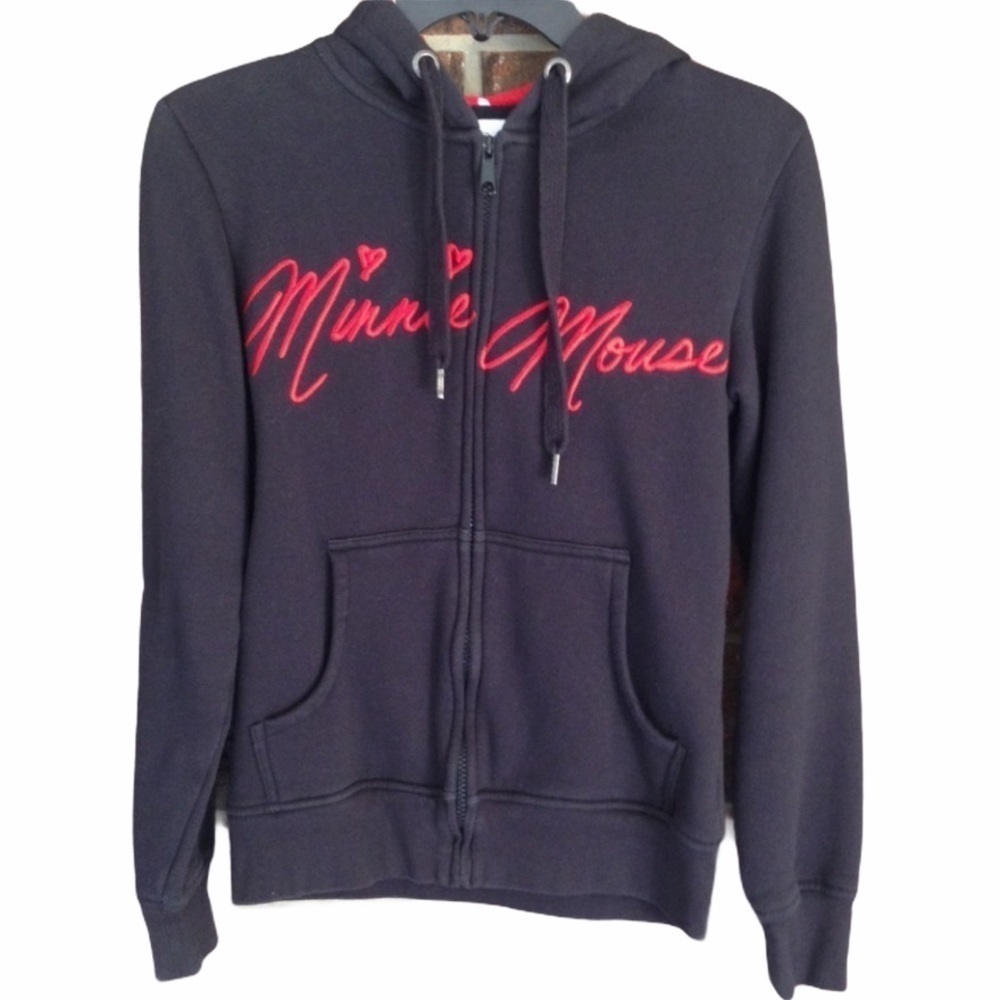 DISNEY Parks Minnie Mouse Hoodie Size XSmall
